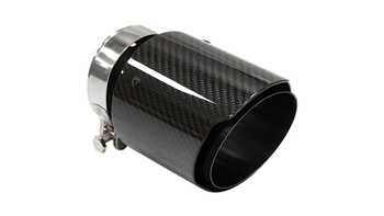 Końcówka tłumika 101mm wejście 70mm Carbon Gloss