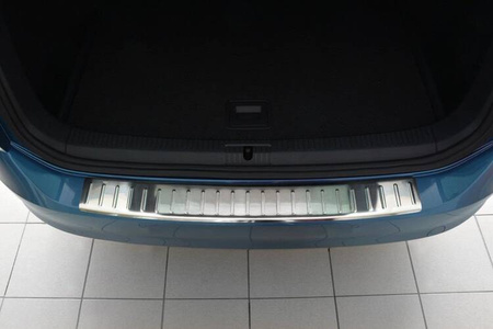 Zestaw (Nakładka na zderzak tylny + nakładki progowe) do Volkswagen Golf 7 Kombi