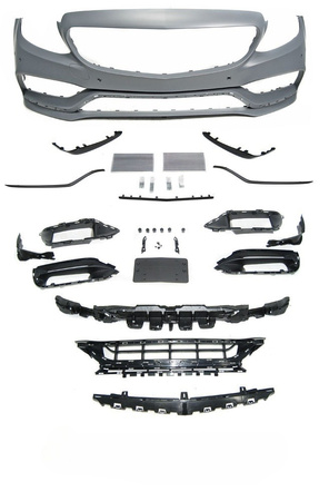Zderzak przedni sport mercedes w205 18- c63 amg style pdc 