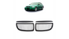 Grill sportowy pojedyncze żeberka Matt Black BMW 3 E90 E91 przed liftem 2005-2008