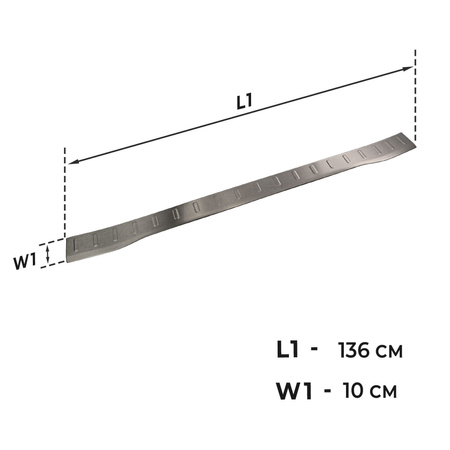 Listwa tylnego zderzaka Volkswagen Transporter T7 VAN VII 2025-