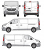 Platforma na dach bagażowa dachowa NIssan Nv300 L2H1