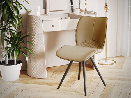 KRZESŁO HORSAL TAPICEROWANE SALON NOWOCZESNY DESIGN FOTEL WELUR JADALNIA