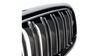 Grill sportowy podwójne żeberka Gloss Black BMW 2 F45 przed liftem 2014-2018