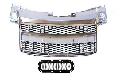 GRILL AUDI TT 8J RS-STYLE CHROME-BLACK (06-14)