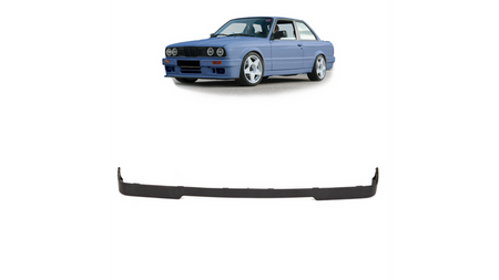 Dokładka przedniego zderzaka Matt Black BMW 3 E30 Facelift 1988-1991