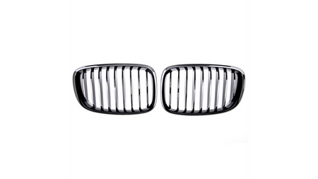 Grill sportowy pojedyncze żeberka Gloss Black BMW 5 F07 2013-2017