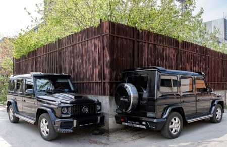 ZDERZAK PRZEDNI + NADKOLA MERCEDES W463 89-17 G65