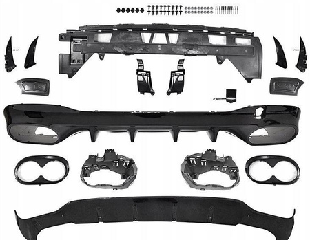 Zderzak tylny sport do mercedes cla w118 19-23