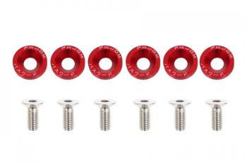 Śrubki ozdobne M8x1.25 15mm JDM Red