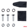 Klakson fanfara sygnał dźwiękowy chrom 640 mm 12V 24V AMIO-04076