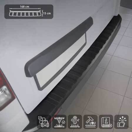 Nakładka listwa ochronna na tylny zderzak do RENAULT TRAFIC III 2014-