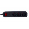Przedłużacz z  USB 1,5m 3 gniazda KD4031