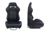 Fotel sportowy R-LOOK II Skóra Black