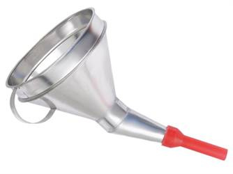 Lejek metalowy z plastikową końcówką, czasza 165 mm, skośny