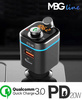 Transmiter FM Bluetooth 5.0 ładowarka QC 4.0 PD20W