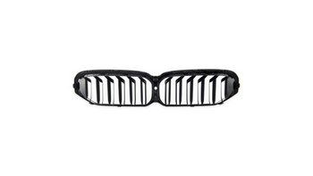 Grill sportowy podwójne żeberka Gloss Black BMW 5 G30 F90 G31 Facelift 2020-obecnie