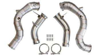 Downpipe Mercedes Benz GT GTS AMG Heat Shield