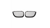 Grill sportowy pojedyncze żeberka Matt Black BMW 1 E81 E82 E87 E88 przed liftem 2004-2007