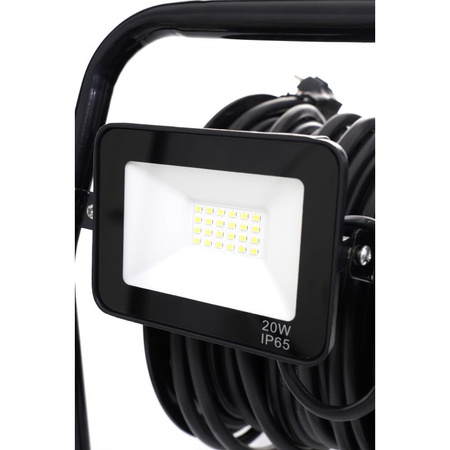 PRZEDŁUŻACZ BĘBNOWY 30M + LED KD4037