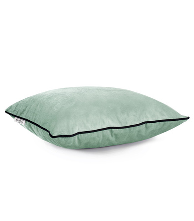 POSZEWKA DEKORACYJNA VELVET 1 SZT. 45 x 45 CM POKROWIEC NA PODUSZKĘ AKSAMITNY Z LAMÓWKĄ