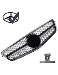 GRIL MERCEDES W204 07-14 LESKLÝ ČERNÝ