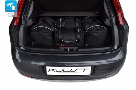 FIAT PUNTO 2012+ TORBY DO BAGAŻNIKA 4 SZT