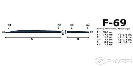 Toyota Yaris 5D 2020- listwy boczne