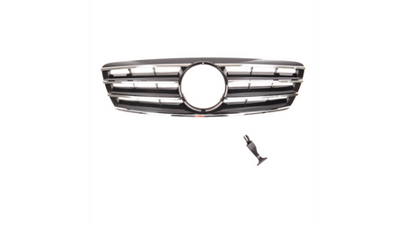 Grill sportowy Chrome & Black MERCEDES C-Class W203 S203 2000-2007