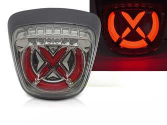 Lampa tylna diodowa do Vespa Sprint 125/150 smoke red