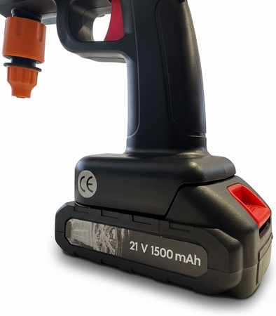 MYJKA CIŚNIENIOWA AKUMULATOROWA 40 BAR PISTOLET NATRYSKOWY BEZPRZEWODOWY OGRODOWY DO MYCIA OKIEN KOSTKI AUTA