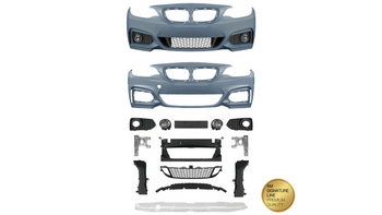 Przedni zderzak sport PDC SRA Lampy przeciwmgielne BMW 2 (F22) Coupe (F23) Cabrio 2013-2020