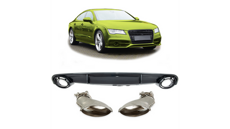 Tylny dyfuzor Carbon Look AUDI A7 przed liftem 2011-2014
