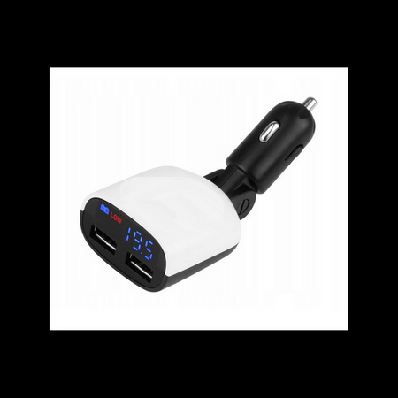 Ładowarka 2xUSB woltomierz alarm niskiego napięcia 8-30V 2xUSB 3.4A + alarm