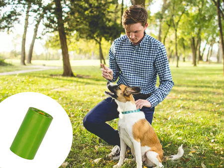 WORECZKI NA PSIE ODCHODY 24 ROLKI + ETUI WORKI NA KUPY ZWIERZĘCE MOCNE WYTRZYMAŁE BIODEGRADOWALNE