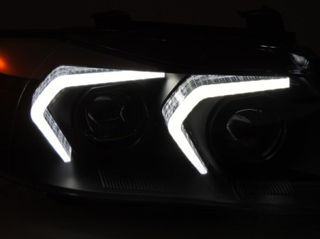 REFLEKTORY LAMPY PRZEDNIE BMW E90/E91 BLACK FULL LED DIODOWE