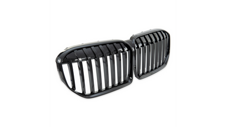 Grill sportowy pojedyncze żeberka Gloss Black BMW 7 G11 G12 Facelift 2019-obecnie