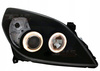 Reflektory lampy przednie OPEL VECTRA C SIGNUM Ringi Black