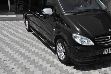 Stopnie boczne progi rury Volkswagen T5 T6 SHORT