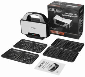 Opiekacz elektryczny z wymiennymi wkładami 1500W KD4133