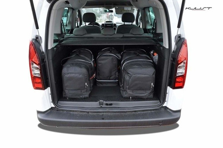 PEUGEOT PARTNER 2008+ TORBY DO BAGAŻNIKA 4 SZT