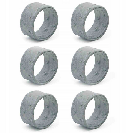 ORGANIZER OSTRICH NA BIŻUTERIĘ ZEGARKI KOSMETYKI SZTUĆCE ZESTAW 6 SZTUK