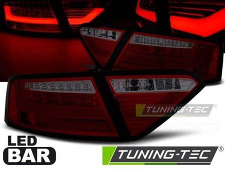 Lampy diodowe nowe AUDI A5 07-11 COUPE RED SMOKE LED