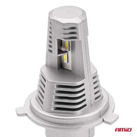 Żarówki samochodowe LED seria X1 H4/H19 6500K Canbus AMIO-02965