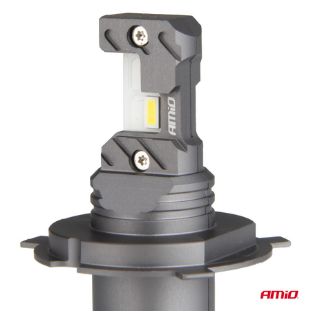 Żarówki samochodowe LED seria HYBRID H4 H19 6000K Canbus 60W AMIO-04114