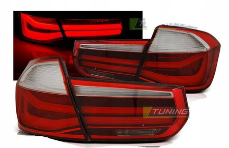 Lampy diodowe Bmw F30 11-15 red smoke led bar