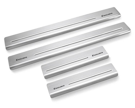 NAKŁADKI NA PROGI ONE LINE do BMW X5  G05/FL   SUV 5 2023- - Satin