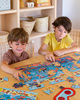 Puzzle z magicznymi okularami Apli Kids - Plaża 4+