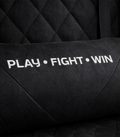 FOTEL GAMINGOWY CZARNY ZAMSZOWY Z PODNÓŻKIEM BIUROWY WYSOKI REGULOWANY ERGONOMYCZNY NOWOCZESNY OBROTOWY METALOWA RAMA DLA GRACZA DZIECI MŁODZIEŻY