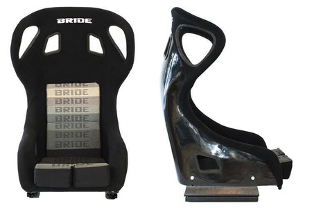 Fotel sportowy GARDIS III Welur Bride Black Grey